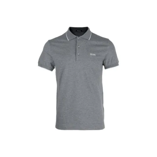 Ermenegildo Zegna Gray Men's Polo