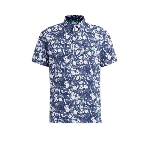 Adidas Морской синий Мужские рубашки