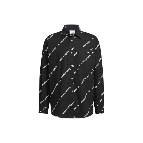 adidas originals Черная унисекс рубашка