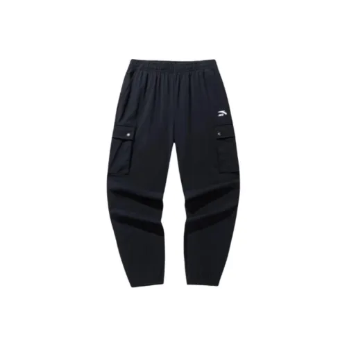 ANTA Life Collection Вязаные тренировочные брюки Мужские Основной черный