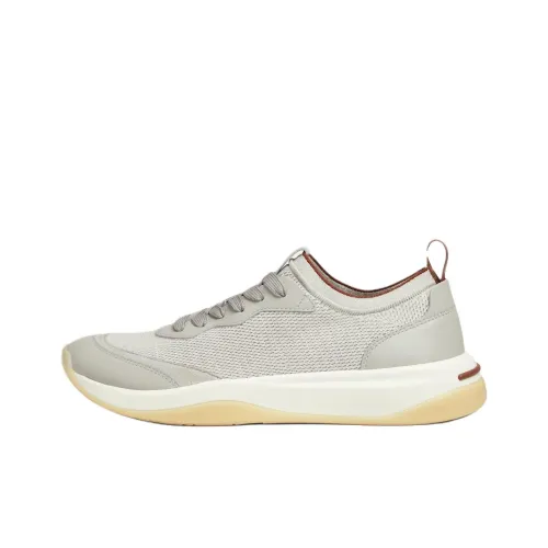 Loro Piana 410 LP Walk Wish Низкий Топ Повседневная Обувь Мужская Серый