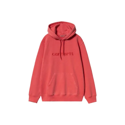 Carhartt WIP SS24 С капюшоном Duster Sweat Толстовка Унисекс Самба-красный