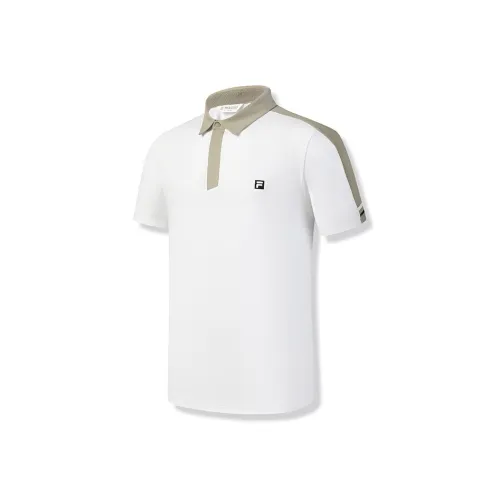 FILA GOLF серия Поло Мужское Нефрит Белый