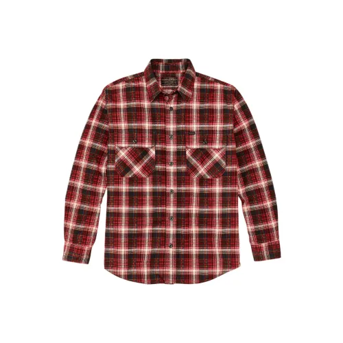 Filson Red Men's Shirts Filson Красный Мужские Рубашки
