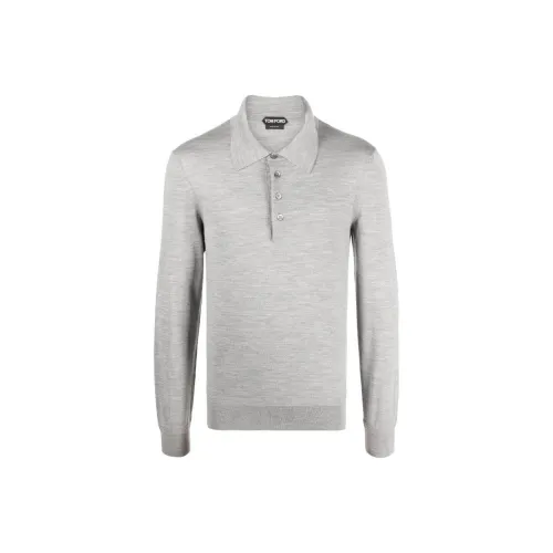 TOM FORD Серый Мужской Поло