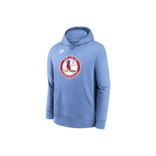 Nike St. Louis Cardinals Cooperstown Логотип Свитшот Мужской Небесно-голубой