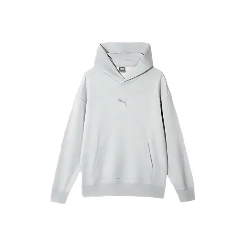 PUMA ESS Светлый Меланжевый Серый Мужской Свитшот