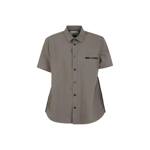 Sacai Серые Мужские Рубашки