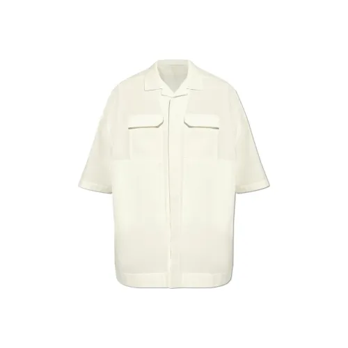 RICK OWENS совместный бренд RO Рубашка Мужская Белая