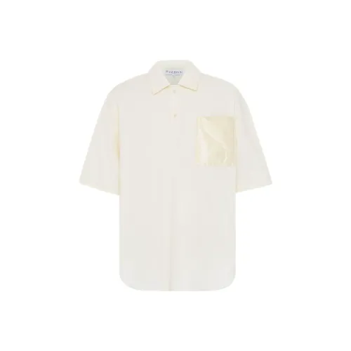 JW Anderson Сливочный Мужской Поло