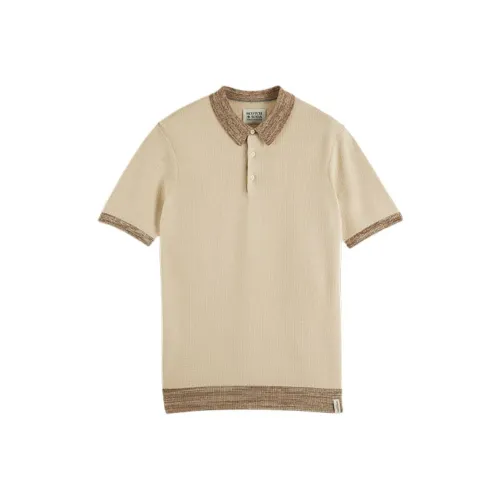 Scotch&Soda Бежевый Мужской Поло