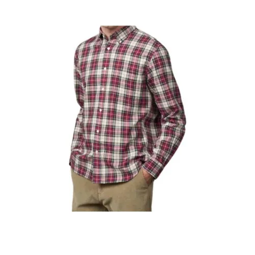 Hartford Red Men's Shirts Хартфорд Красный Мужские Рубашки