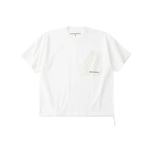 White Mountaineering Белый Мужской T-Рубашки