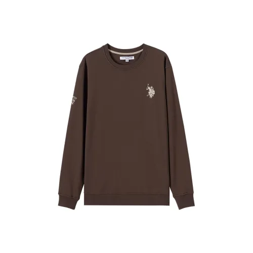 U.S. POLO ASSN. Толстовка Мужской Темно-Кофейный
