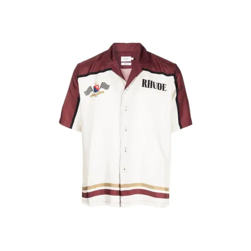 RHUDE Белая Мужская Поло