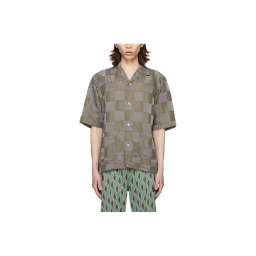 Needles Collaboration Серые Мужские Рубашки