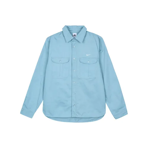 Nike Mist Blue Мужские Рубашки