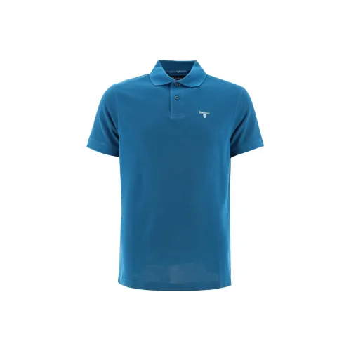 BARBOUR Мужская поло синего цвета