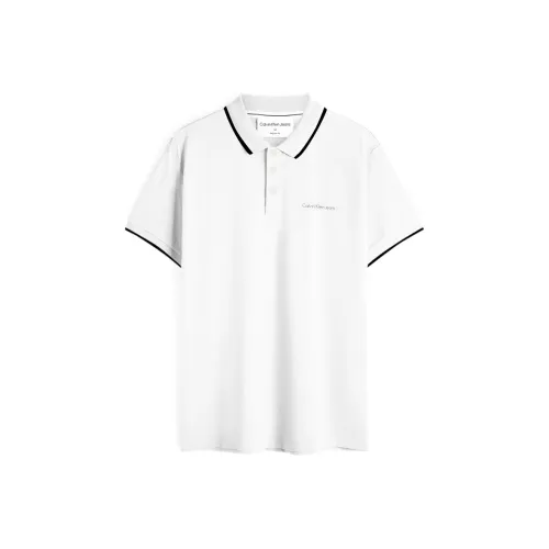 Calvin Klein Polo Мужское Белое Moon