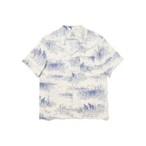 Levis Белые Мужские Рубашки