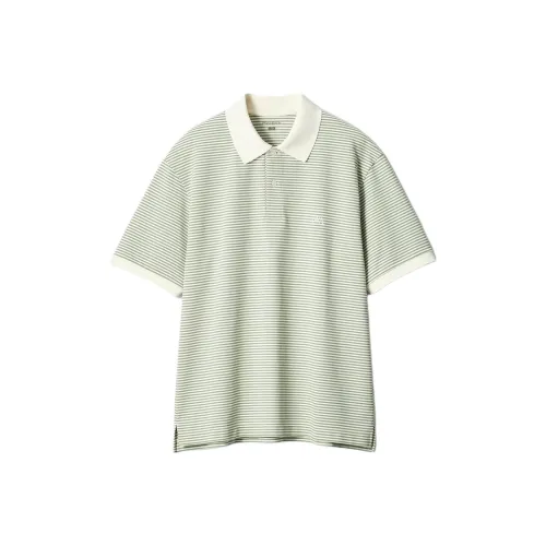 UNIQLO x JW Anderson SS25 Поло Унисекс Зеленый