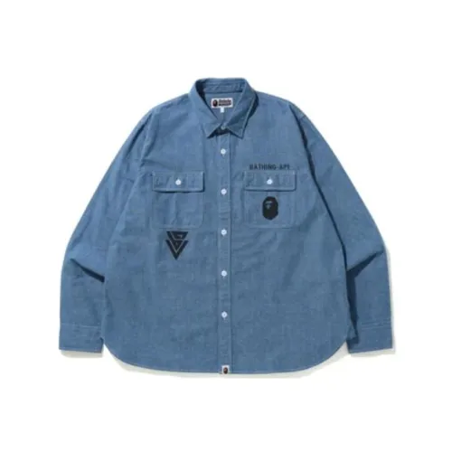 A BATHING APE Мужские рубашки