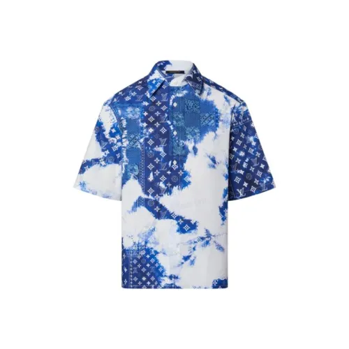 LOUIS VUITTON Новые ежеквартальные продукты LV Мужские рубашки