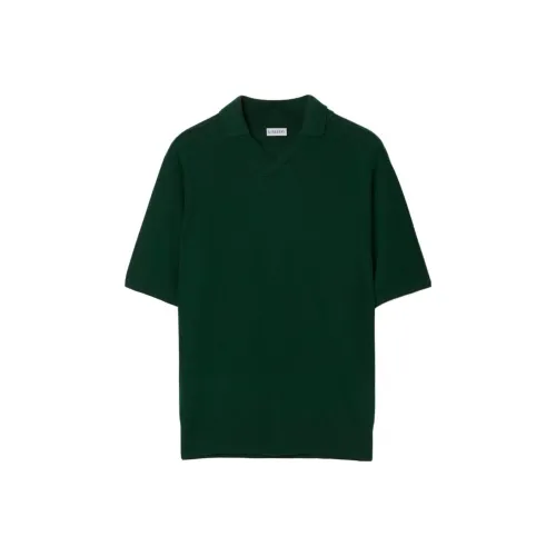 Burberry Поло Мужское Плющево-Зеленый