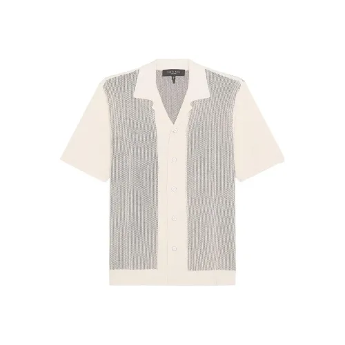 RAG BONE Рубашка Мужская Айвори Белый
