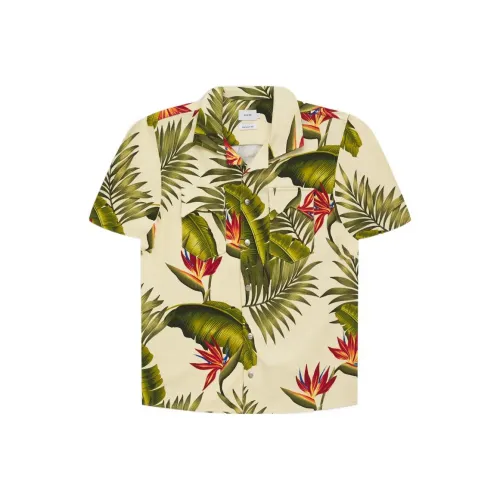 RHUDE Зеленые Мужские Рубашки