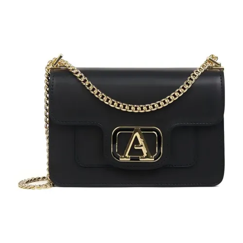 AQUASCUTUM Полиуретан Сумка через плечо Женская Черная