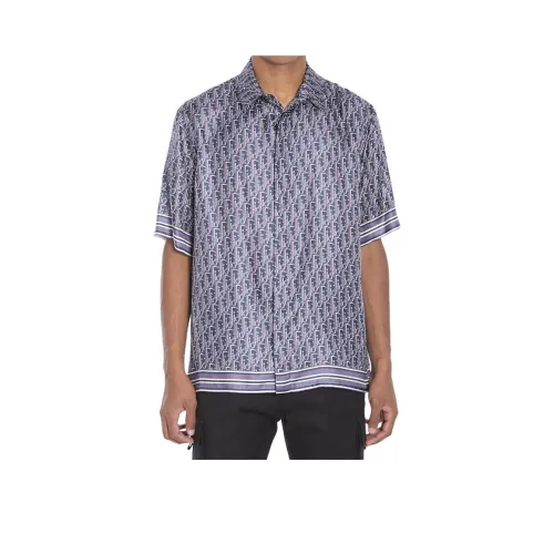 DIOR Мужские Синие Рубашки