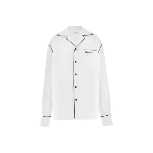 Ferragamo FW24 Рубашка Мужская Белая