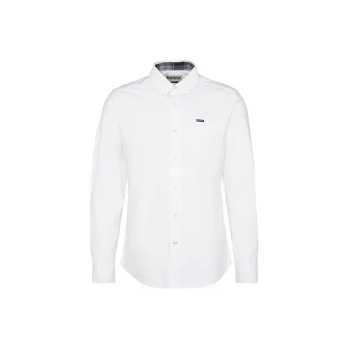 BARBOUR Рубашка Мужская Классическая Белая