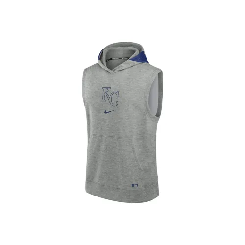 Nike MLB Коллаборация Свитшот Kansas City Royals Мужской Серый