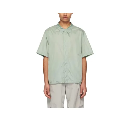 AMOMENTO SS24 Spread Ожерелье-чокер Рубашка Мужская Мятная Мятно-зеленая
