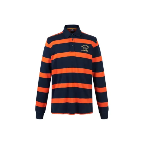 Paul Shark Yachting Поло Мужское Синие Полосы