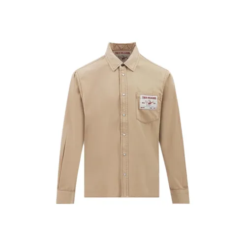 TRUE RELIGION FW24 Рубашка Мужская Хаки