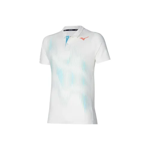 Mizuno Белая Мужская Поло