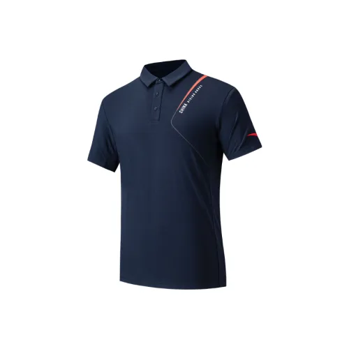 ANTA Variety Тренировки Коллекция Поло Мужское Полночный синий