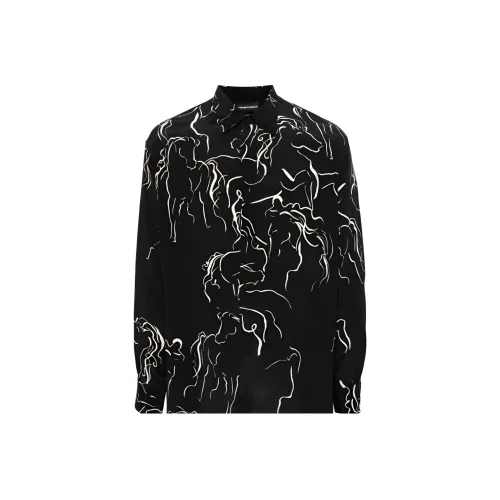 EMPORIO ARMANI Рубашка Мужская Черная