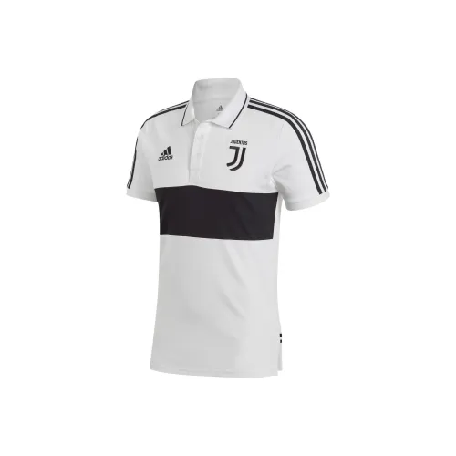 Adidas Juventus Поло Мужское Белое Черное