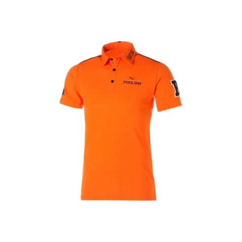 PUMA Golf Cool Touch Поло Мужское Оранжевое