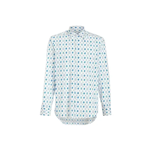 ETRO Мужские Синие Рубашки