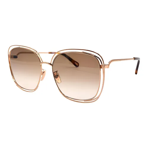 Chloe Alloy Square Sunglasses Women's
