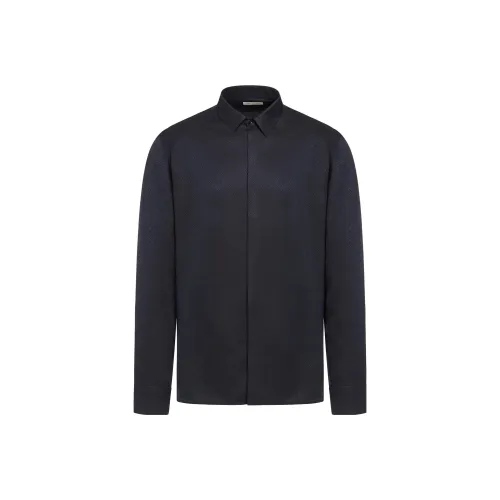 SAINT LAURENT SS23 Рубашка Мужская Черная