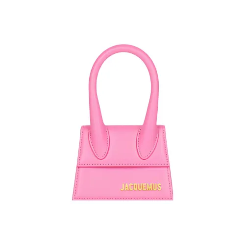 Jacquemus Сумка через плечо из коровьей кожи мини-сумка для женщин розово-фиолетовая