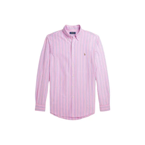 Polo Ralph Lauren SS24 Рубашка Мужская Розовая