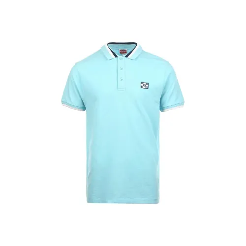 KENZO Light Blue Men's Polo KENZO Светло-синий Мужская Поло