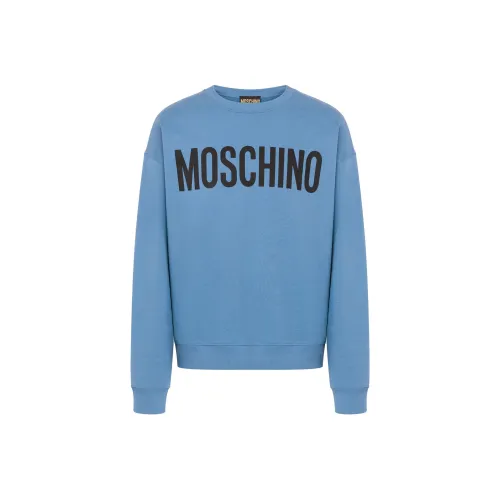 MOSCHINO Синий Мужской Свитшот